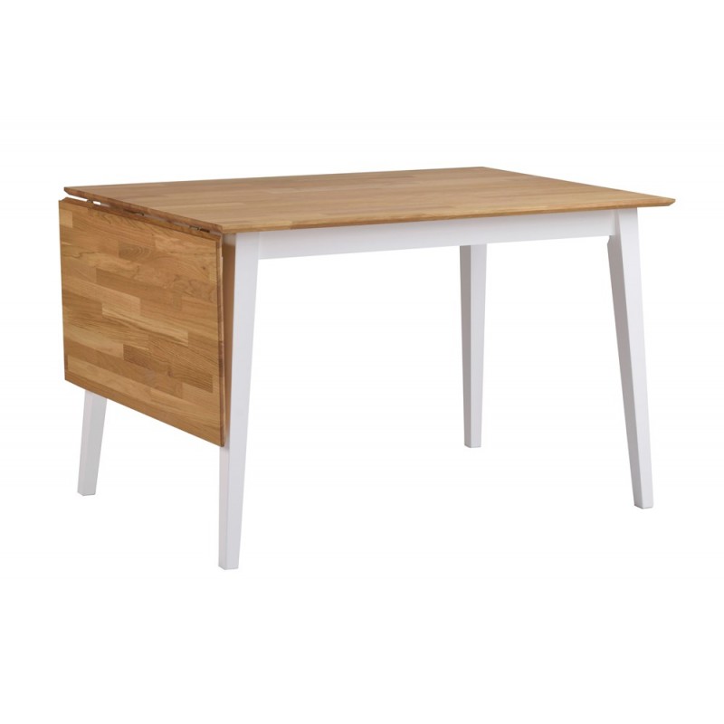 RO Filip Extending Dining Table Rectangular Small White